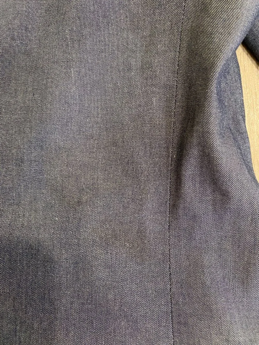 Banana Republic Tailored Fit Blazer 40R Blue Sport Coat Jacket AS IS Stains